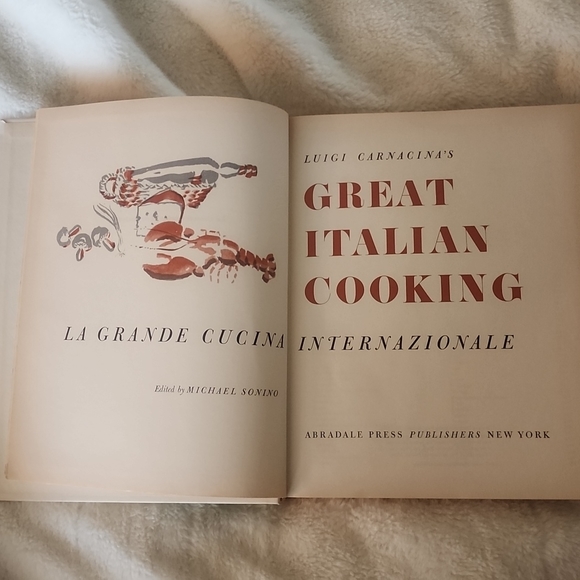 Vintage 850 Page Italian Cookbook Hardcover - Picture 8 of 8